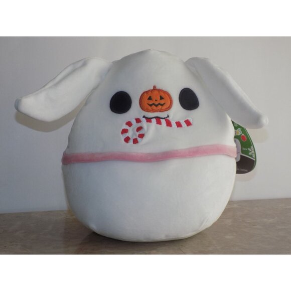 Squishmallows 8" Nightmare Before Christmas Zero with Candy Cane - Picture 3 of 7